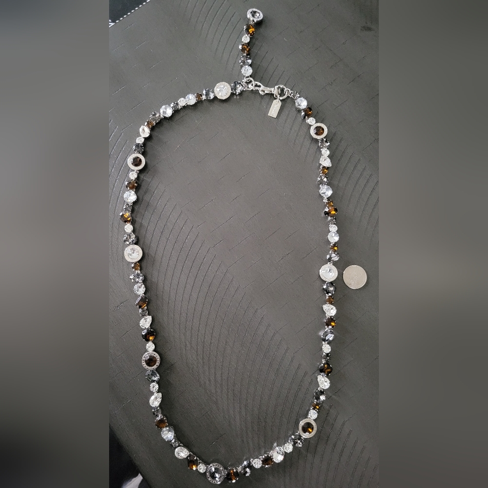 Vintage Coach Jewel Statement Necklace